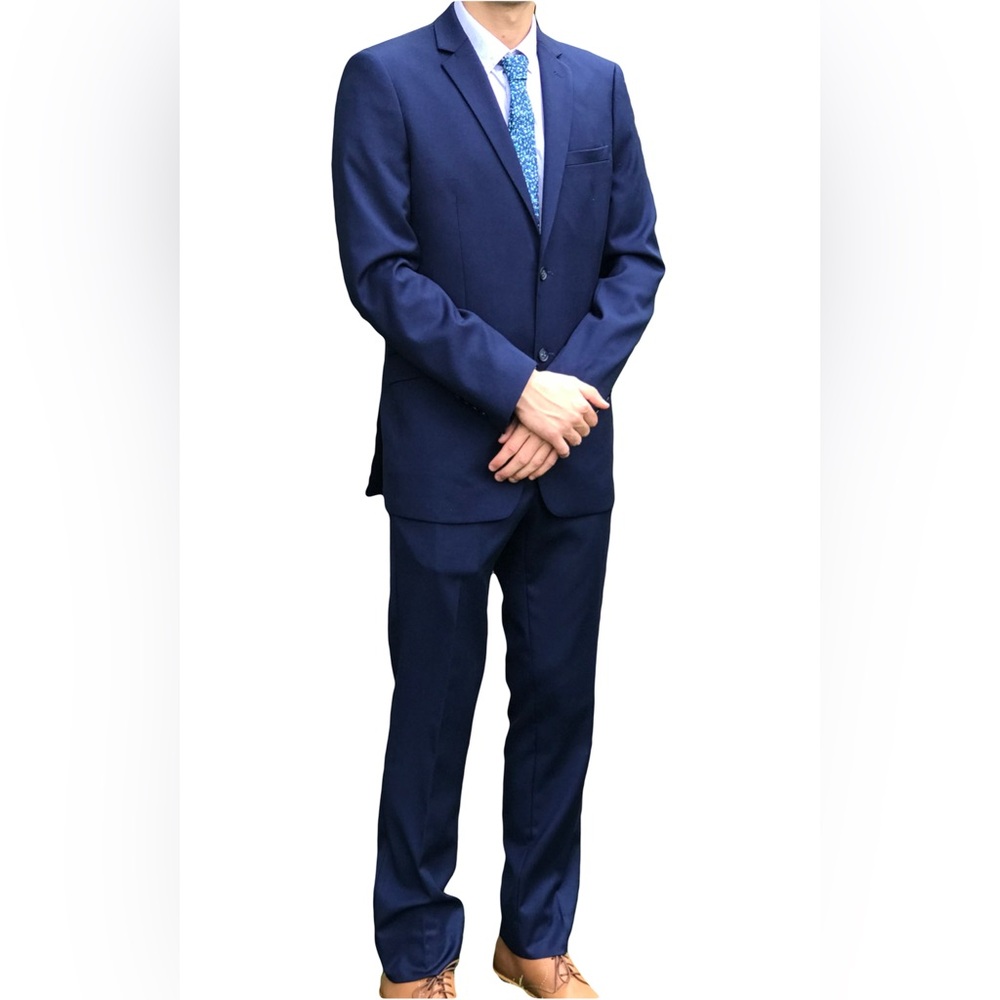 Men’s Renoir Blue Suit, 40L
